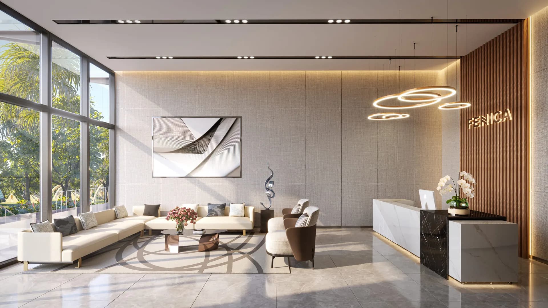 Thư viện sảnh Fenica 1